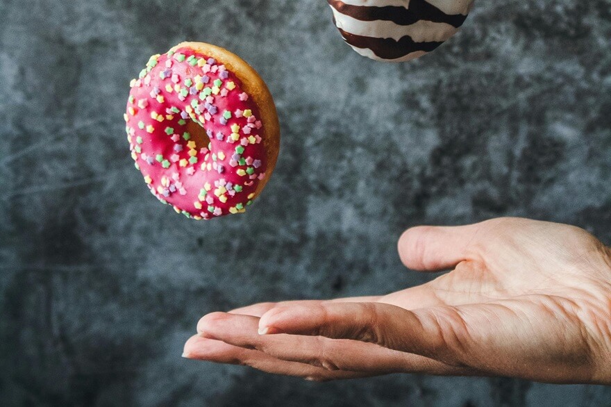 Donuts: açúcar prejudicial